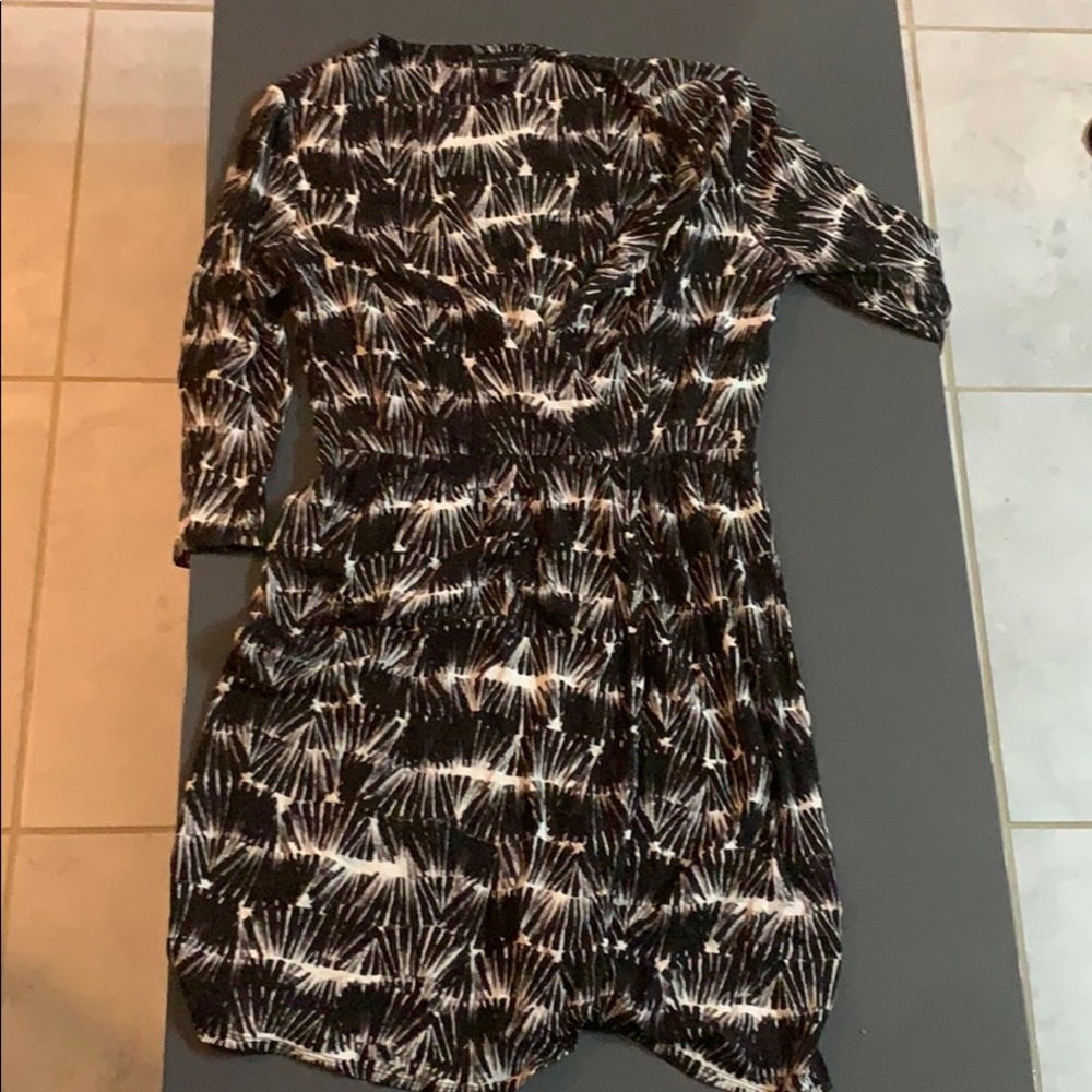 Black and white dress